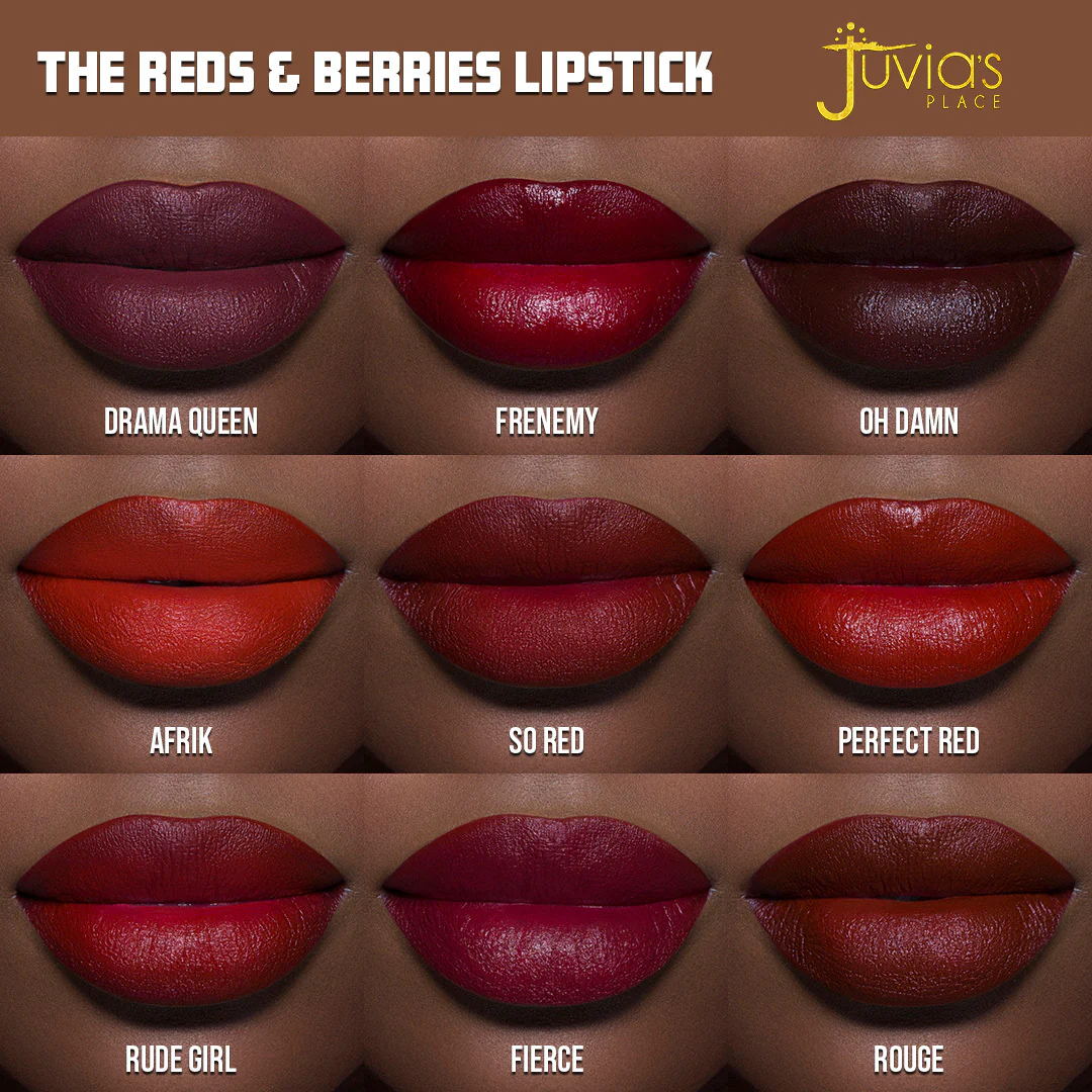 The Reds & Berries Velvety Matte Lipsticks - Image 3